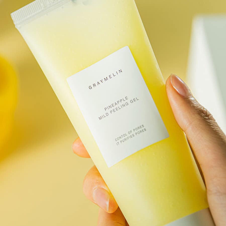 GEL TẨY DA CHẾT MẶT DỨA TRẮNG SÁNG DƯỠNG DA PEELING GEL GRAYMELIN MILD