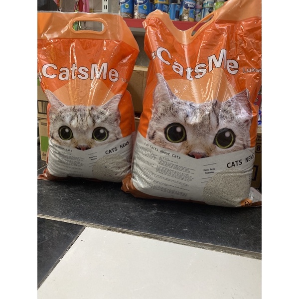 Cát vệ sinh cho mèo mix than hoạt tính CatsMe luxyry 15l
