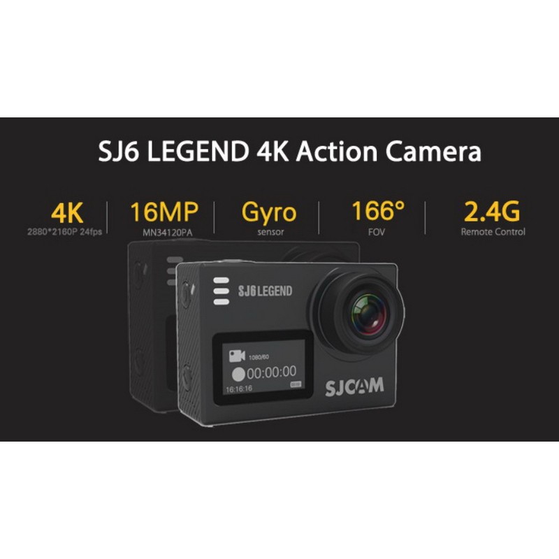[Mã ELMALL300 giảm 7% đơn 500K] Camera hành trình SJCAM SJ6 LEGEND (Đen) - Hãng phân phối chính thức