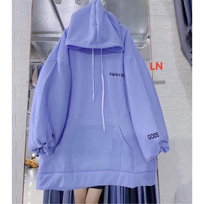 Áo hoodie GOOD RE in tay LN11