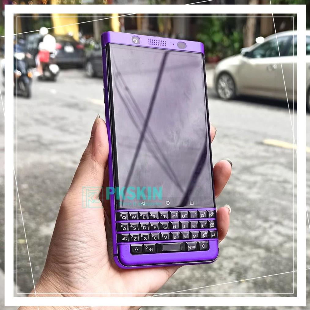 Miếng dán skin full lưng và viền blackberry keyone