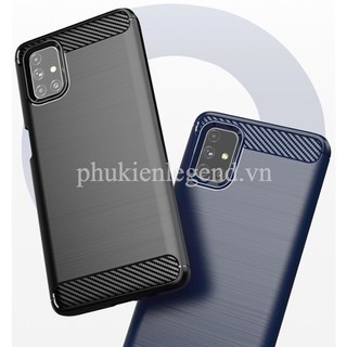 Ốp lưng chống sốc Vân Sợi Carbon cho Samsung Galaxy M51