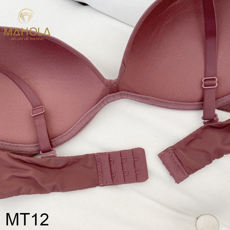 Áo ngực lụa sữa tàng hình không gọng đệm mỏng chống hở viền phong cách nhật MAHOAL MT12