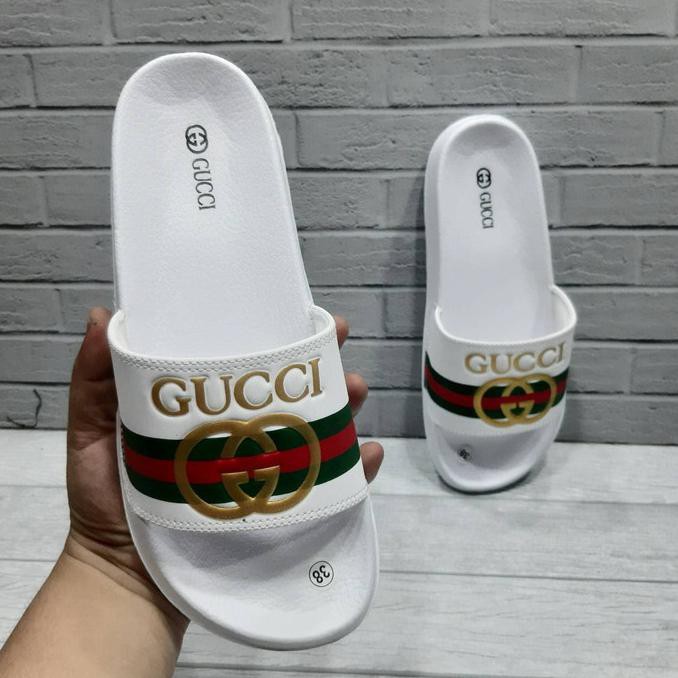 Giày Sandal Gucci Kp 1488 Màu Trắng Chất Lượng Cao