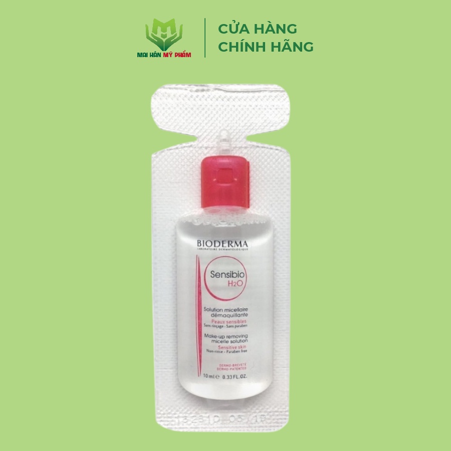 [HÀNG TẶNG KHÔNG BÁN] Dung dịch làm sạch và tẩy trang Bioderma Sensibio H2O 10ml