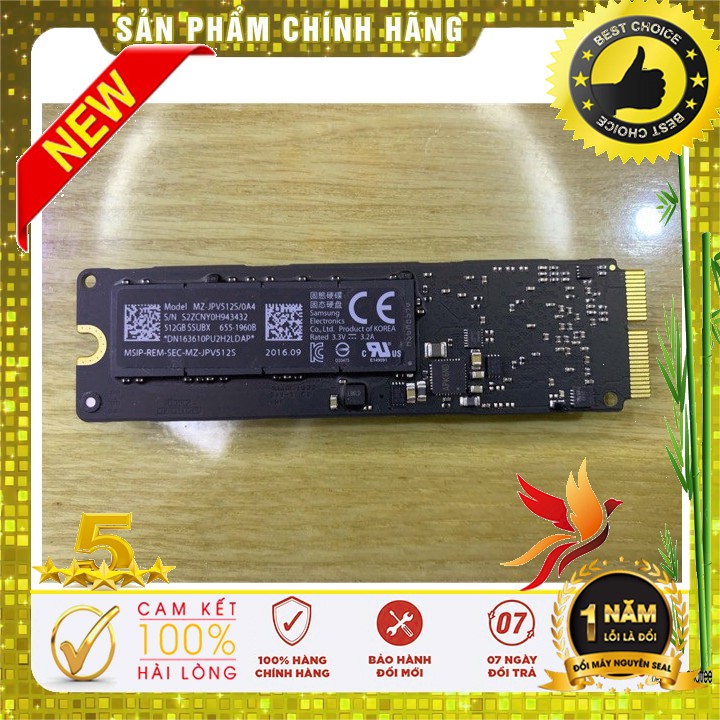 [Mã 155ELSALE giảm 7% đơn 300K] Ổ cứng SSD Macbook 512Gb