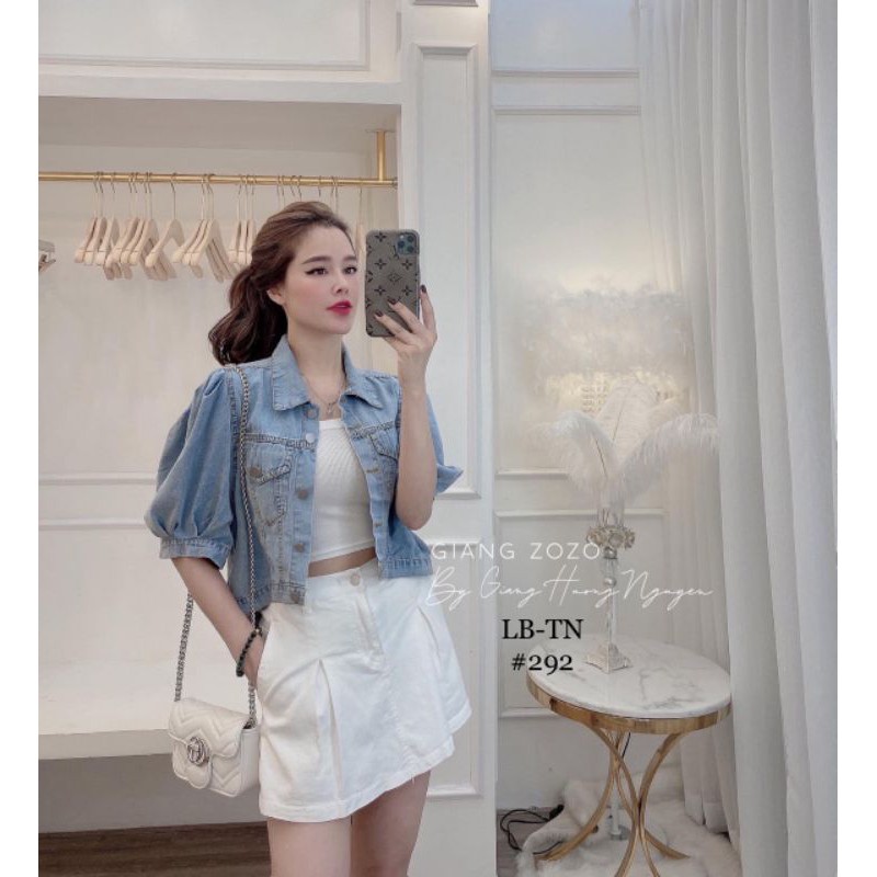 QUẦN VÁY JEAN CẠP CAO CHẤT ĐẸP CO GIÃN ❤QUẦN GIẢ VÁY BÒ CHỮ A ĐẸP