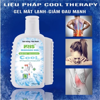 Dầu lạnh NGẢI CỨU  GLUCOSAMINE tinh dầu bạc hà 120ML