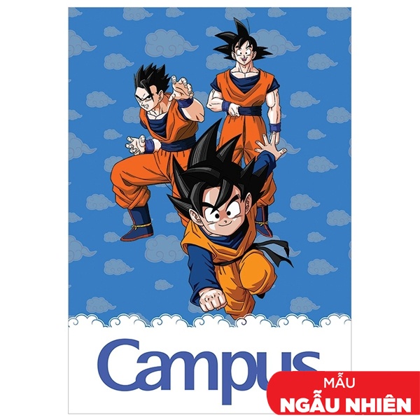 Vở Dragon Ball Z - B5 4 Ô Ly 80 Trang ĐL 100g/m2 - Campus NB-BDBC80 (Mẫu Màu Giao Ngẫu Nhiên)