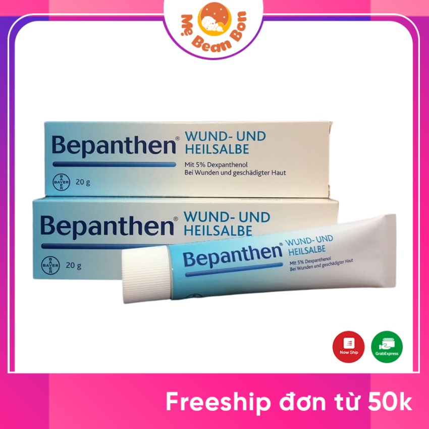 [Xịn Xò] Kem chống hăm Đức Bepanthen Wund-Und Heilsalbe 20g cho trẻ từ sơ sinh