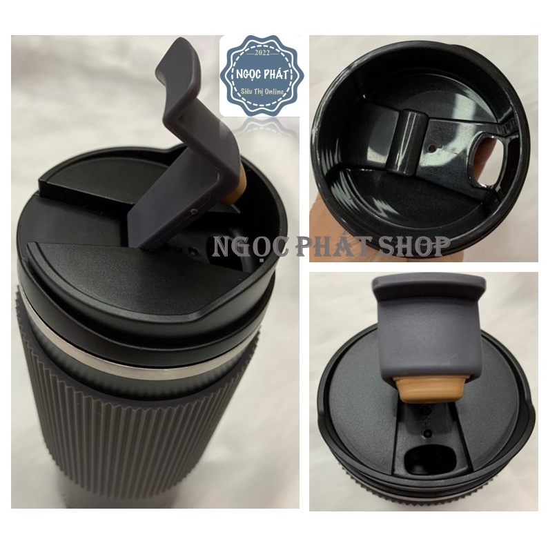 [PHONG CÁCH] Ly giữ nhiệt, Ly Cafe Inox 304, dung tích 450ml CY-051