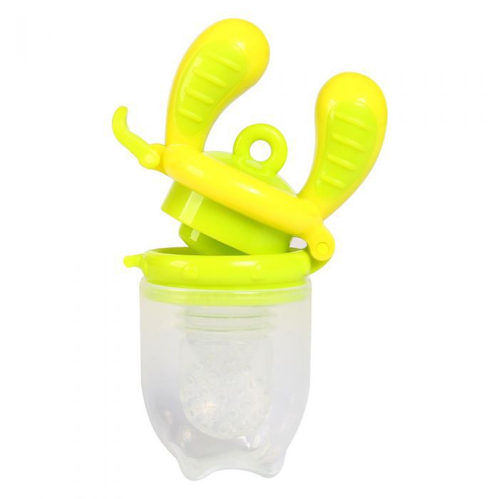 Túi Nhai Chống Hóc Kidsme - UK - Silicon -  Màu Chanh -  Food Feeder Kidsme Cho Bé Từ 4 Tháng Tuổi -  Tập Ăn Dặm Thô