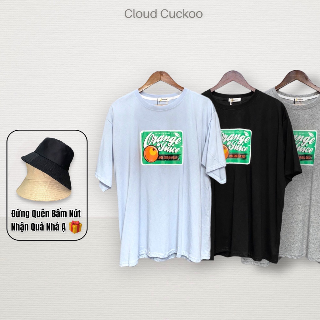 [ Xả Kho ] Áo Thun Nữ In Hình Phong Cách Quả Cam - Mã Số: 6266