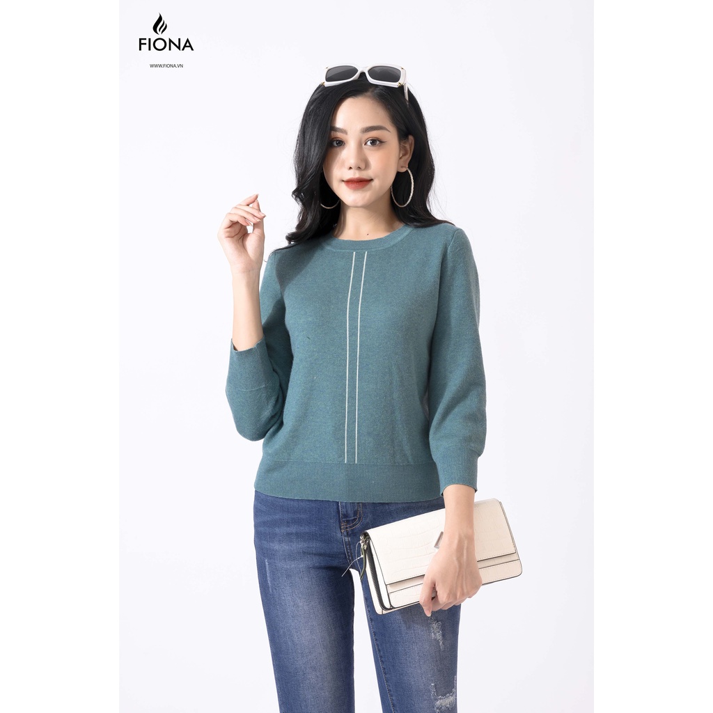 Áo Len Tay Lỡ FIONA, Áo Len Cổ Tròn Thu Đông Nữ Tính Mã F850760 | BigBuy360 - bigbuy360.vn