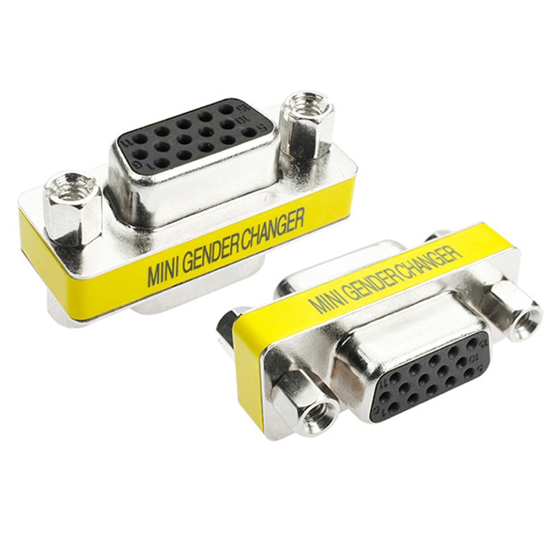 Đầu nối vga-vga, nối dài dây vga 2 đầu âm - Female to Female - Hàng chất lượng