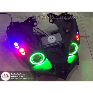 SIÊU RẺ - MẮT CÚ EX135 - MẮT CÚ EXCITER 135 - MÀU XANH LÁ