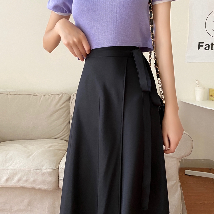 Chân váy chữ A lưng cao thời trang phong cách Hàn Quốc dành cho nữ | BigBuy360 - bigbuy360.vn