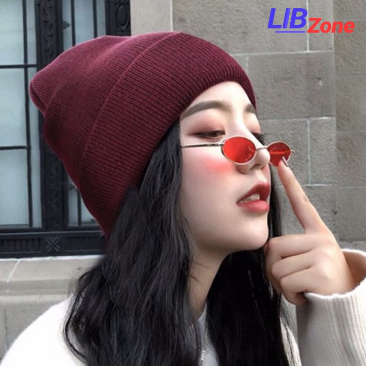 Mũ Len Beanie Cá Tính - Nón Len Trơn Hàn Quốc Thời Trang