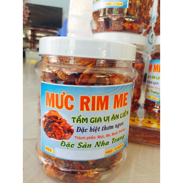 [250gr] Mực rim me/sa tế nguyên con Siêu Ngon ATVSTP - Đặc Sản Nha Trang