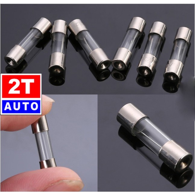 Cầu chì ống kích thước 5mm x 20mm cho ô tô xe hơi xe máy và điện dân dụng:   SKU:295