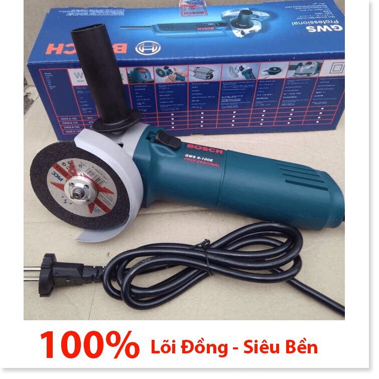 Máy mài, máy cắt cầm tay BOSCH GWS lõi đồng 670W, Máy cắt sắt bosch