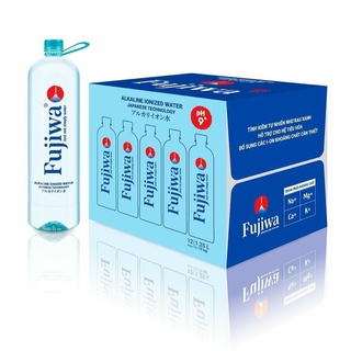 Nước uống ion Kiềm Fujiwa thùng 12 chai 1,25 lít