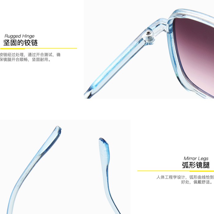 Kính Mát Bảo Vệ Mắt Thời Trang Phong Cách Retro Âu Mỹ Cho Nam &amp; Nữ 2020