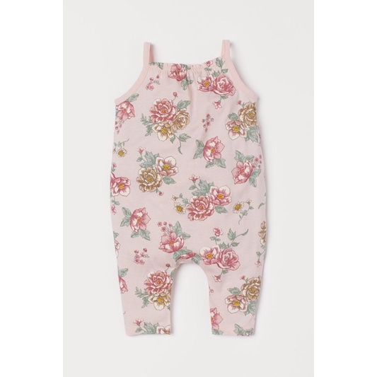 Romper 2 dây cotton bé gái HM UK 4-6m 12-18m 18-24m