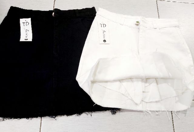 [ Xả kho ] Chân váy kaki trơn về 2 màu trắng, đen U191010