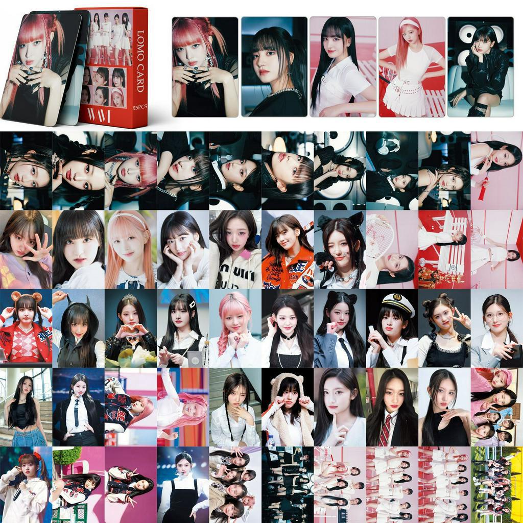 Set 55 lomo card IVE-WAVE 2023