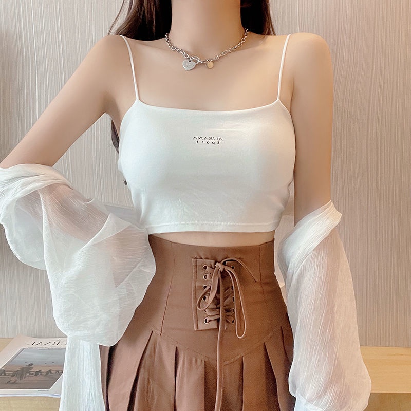 Áo Ống Hai Dây Xinh Xắn Dành Cho Nữ