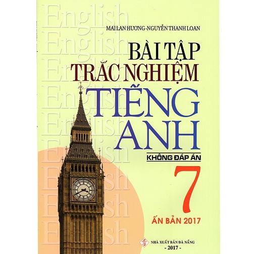 Sách - Bài tập trắc nghiệm tiếng anh lớp 7 (không đáp án)