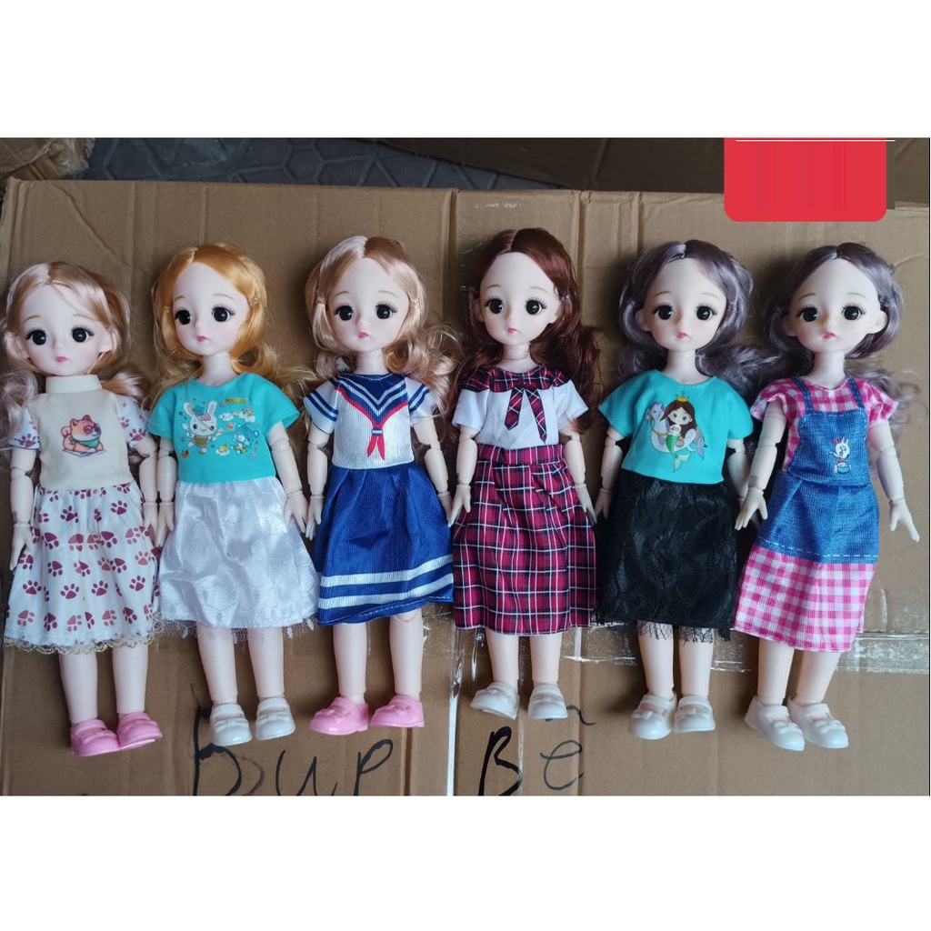 Búp Bê Xinh đẹp 30-40 cm có khớp chân tay nhiều màu sắc