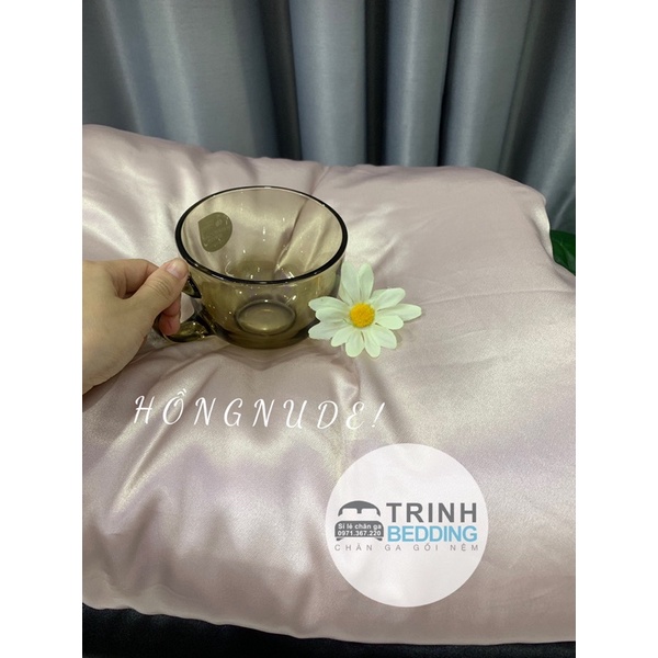Chăn Lót trơn bông phi lụa Mát mịn Trinhbedding
