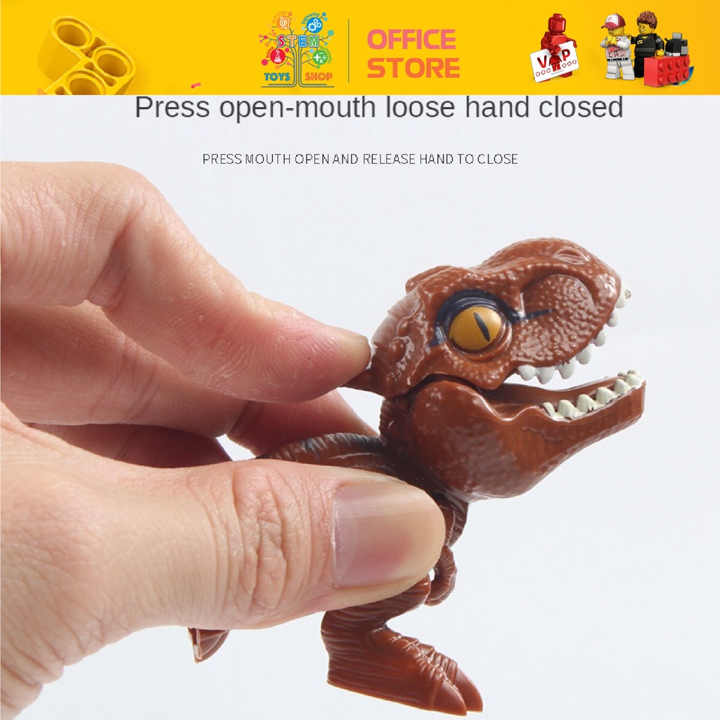 [ẢNH THẬT] - Đồ Chơi Khủng Long Cắn Móng Tay Độc Đáo Vui Nhộn Cho Bé