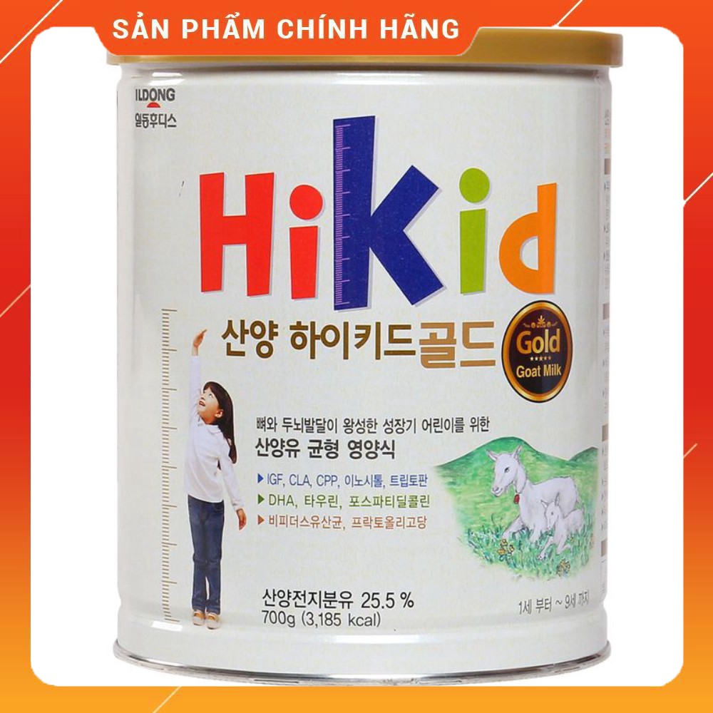 Sữa Hikid vị Vani và vị dê cho trẻ 12m+