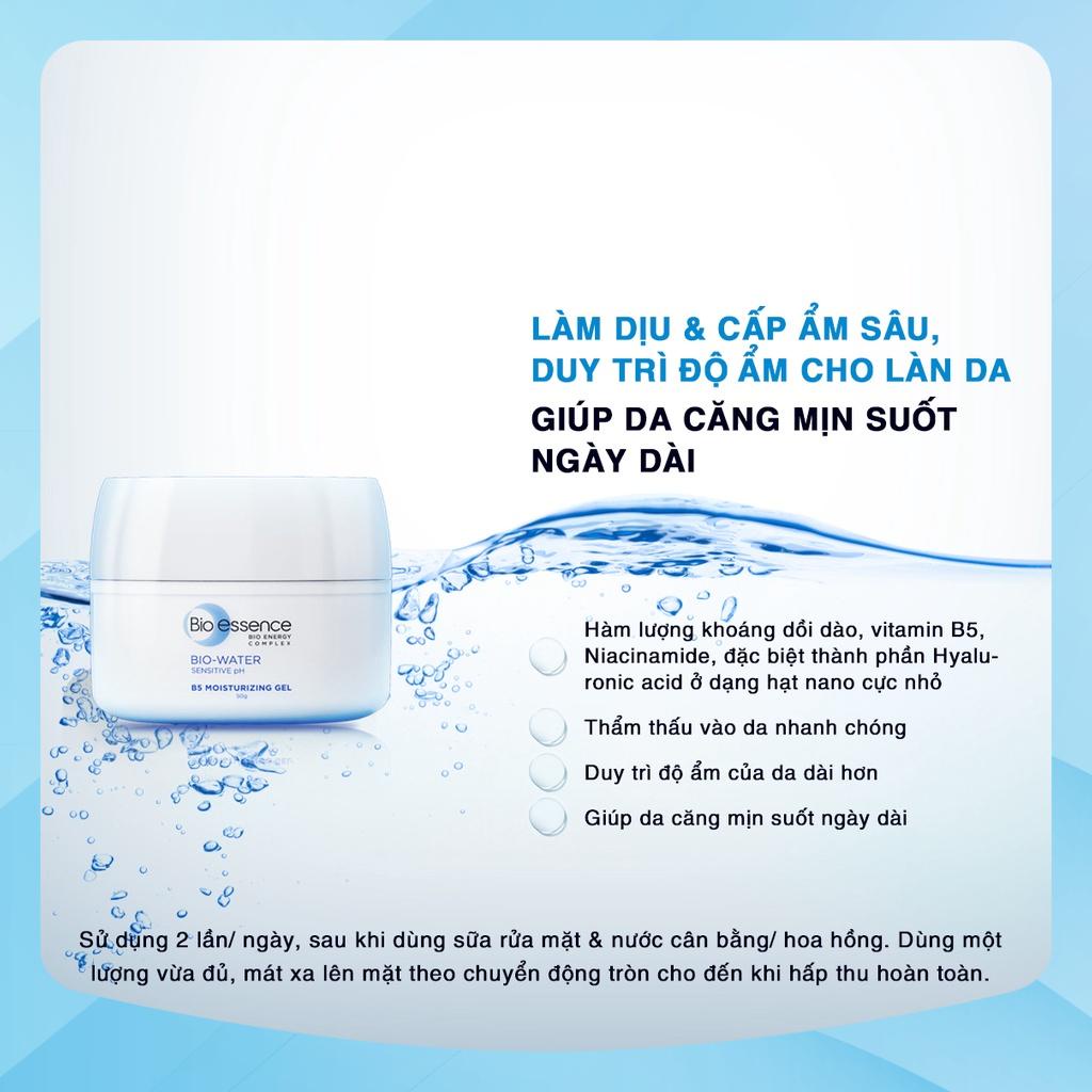 Kem dưỡng ẩm Bio-Essence Bio-Water B5 Moisturizing gel 50gr/hũ