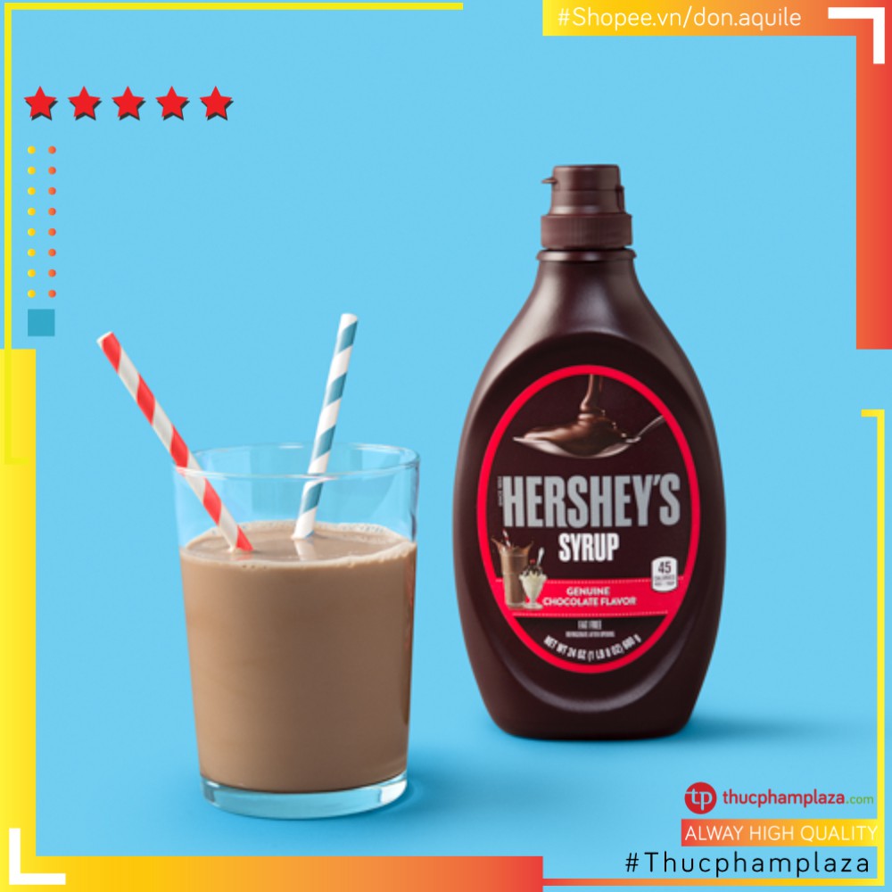 Siro Socola Dâu Tây Caramel hiệu Hersheys chai 680G | BigBuy360 - bigbuy360.vn