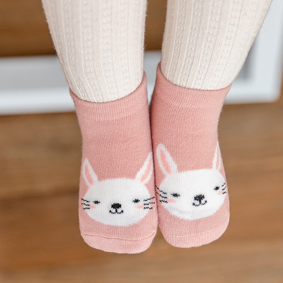 Tất Chống Trượt Hình Gấu Trúc Dễ Thương Cho Bé 0-3 Tuổi