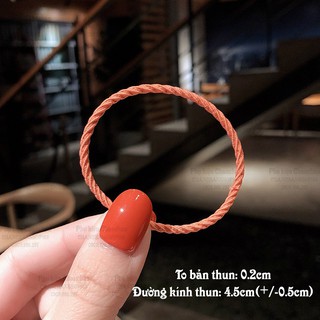 Combo 5 cột tóc thun xoắn nhỏ xinh 8k