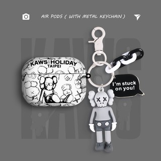 ốp airpod airpods case airpod 2 case airpod pro bọc airpods 2 ốp lưng airpod protective cover ∈⊙kaws co-branded AirPods1/2 generation protective cover airpodspro silicone apple earphone wireless bluetooth pro box airpod universal ipods shell second