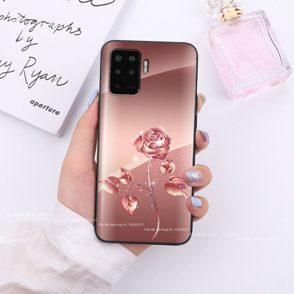 Ốp lưng Oppo A94 hình hình hoa, thiên nga, đẹp thời trang - CAO CẤP - SANG TRỌNG