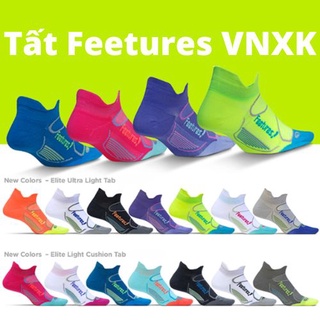 Vớ Tất Thể Thao Nam Nữ Feetures Elite Cushion Cotton 100% Gia Công Có Khâu Mũi Chắc Chắn, Công Nghệ Khử Mùi Thấm Hút