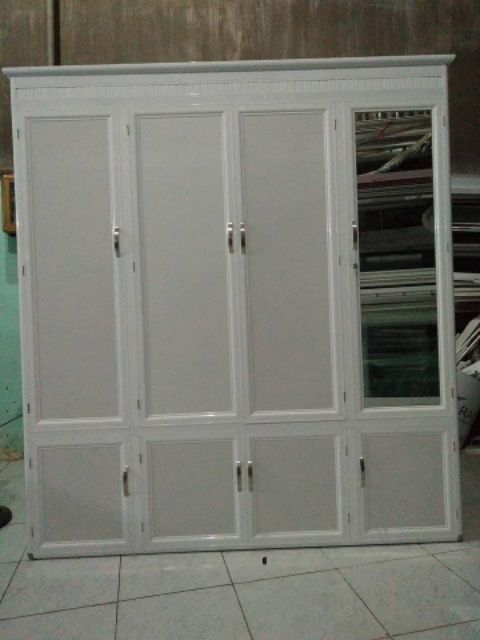 Tủ quần áo nhôm kính