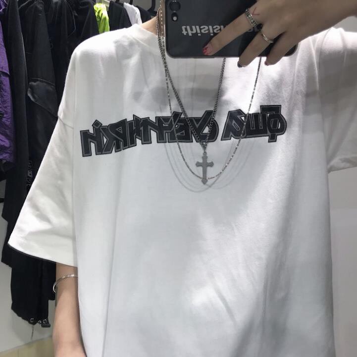 Áo Thun Unisex Nam Nữ Form Rộng Tay Lỡ In CHỮ LATIN Cực Ngầu, Phong Cách UIzzang AT77