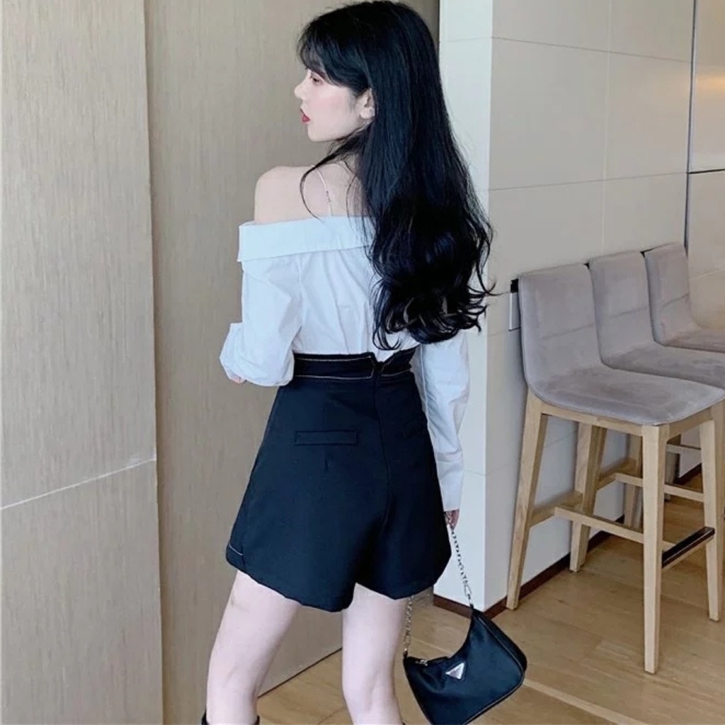 Chân Váy Chữ A Cạp Chéo Cao Cấp Phong Cách Hàn Quốc Siêu Hot | BigBuy360 - bigbuy360.vn