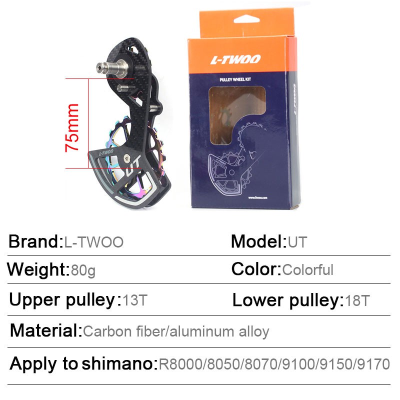 Bánh Răng Ròng Rọc 105 R7000 R8000 Bằng Sợi Carbon + Gốm OSPW R7000 Chuyên Dụng Cho Xe Đạp