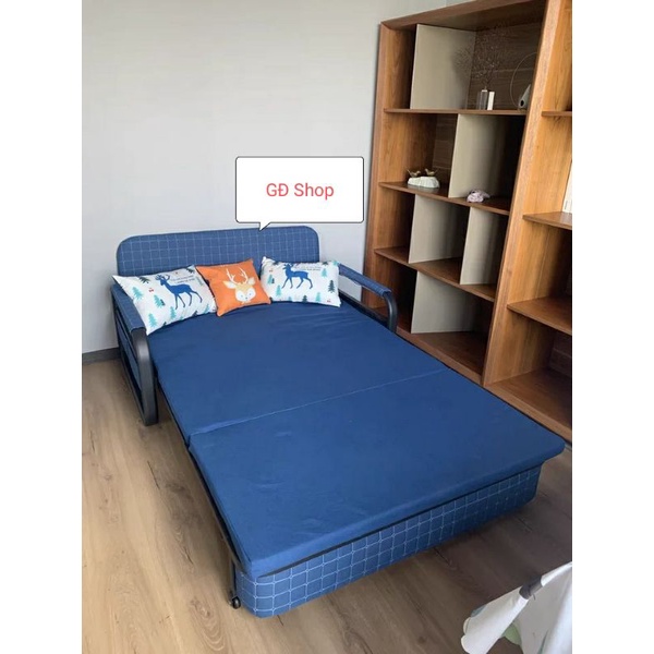 GHẾ SOFA KÉO RA THÀNH GIƯỜNG SANG TRỌNG VÀ TIỆN LỢI (KÍCH THƯỚC 1,2m*1,92m CÓ HỘC ĐỂ ĐỒ)