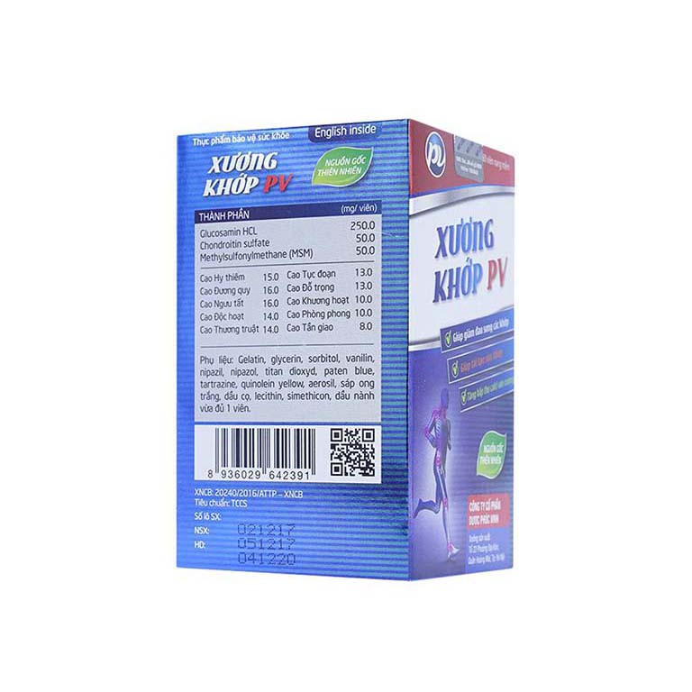 Xương Khớp PV - Thảo dược giúp tái tạo sụn khớp, giảm đau nhức khớp gối, đau lưng, viêm đa khớp, đau thần kinh tọa