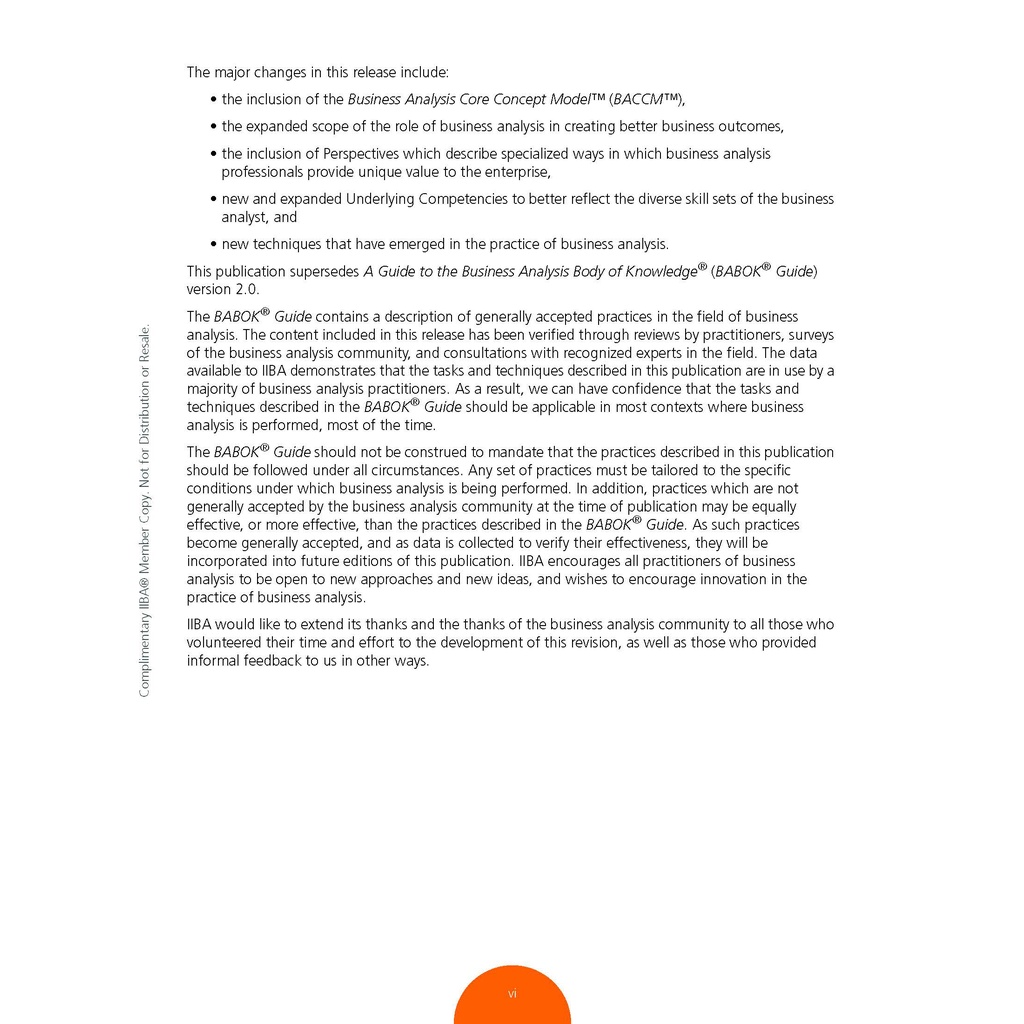 A Guide to the Business Analysis Body of Knowledge - Version 3  - Bản đẹp - In sắc nét - Đóng gáy xoắn